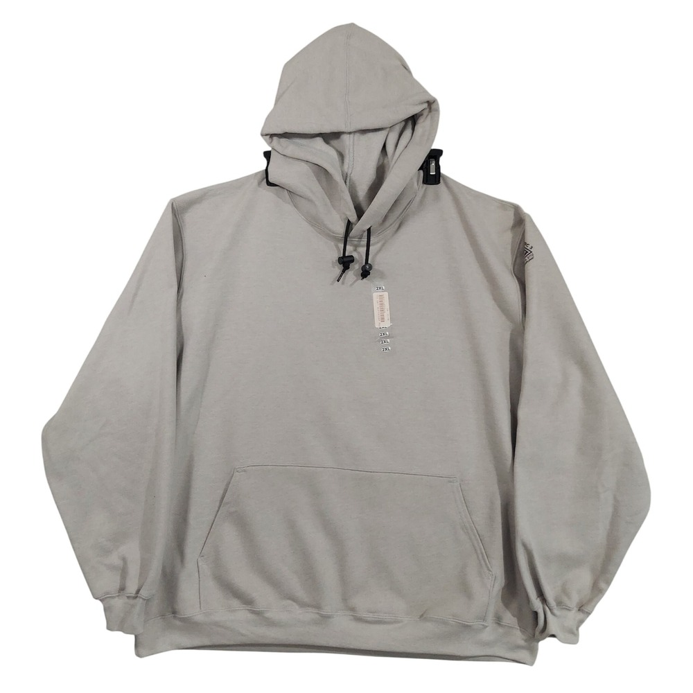National Safety Apparel FR Hoodie Mens 2XL Grey Flame Resistant HRC 3 C21IG032X